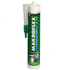 MAKROFLEX-Makrosil SX 101 Санитарный силиконовый герметик, серый, 290мл.